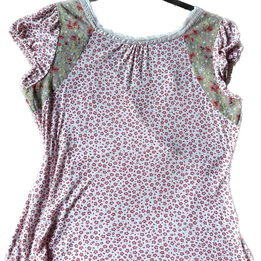 Anthropologie Ric Rac crossover pattern top Large - Picture 3 of 6